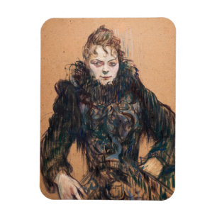 Ímã Toulouse-Lautrec - Mulher com um Boa Preto