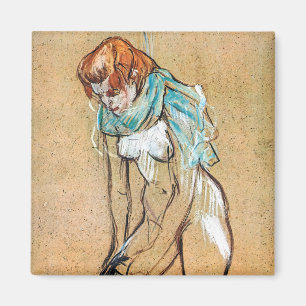Imã Toulouse-Lautrec - Mulher Puxando suas Meias