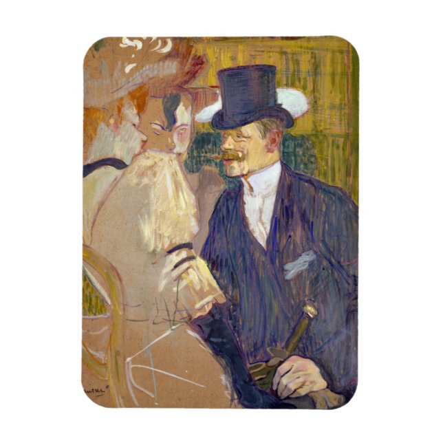 Ímã Toulouse-Lautrec - O Inglês no Rouge (Vertical)