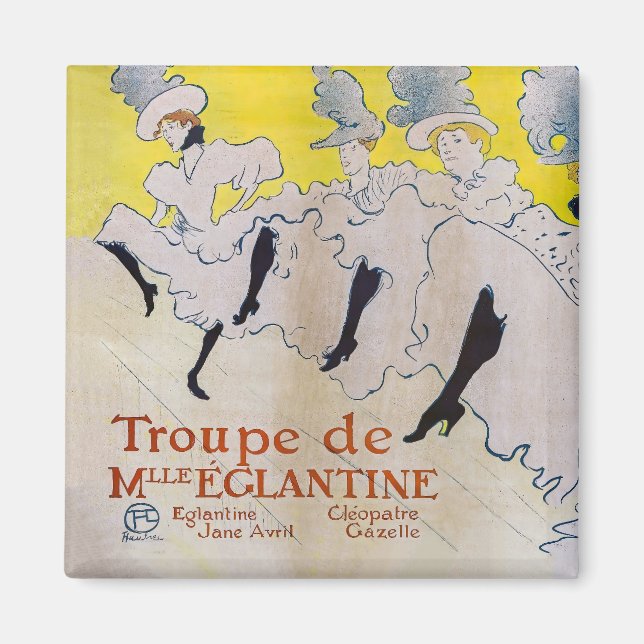 Imã Toulouse-Lautrec - Troupe de Mlle Eglantine (Frente)