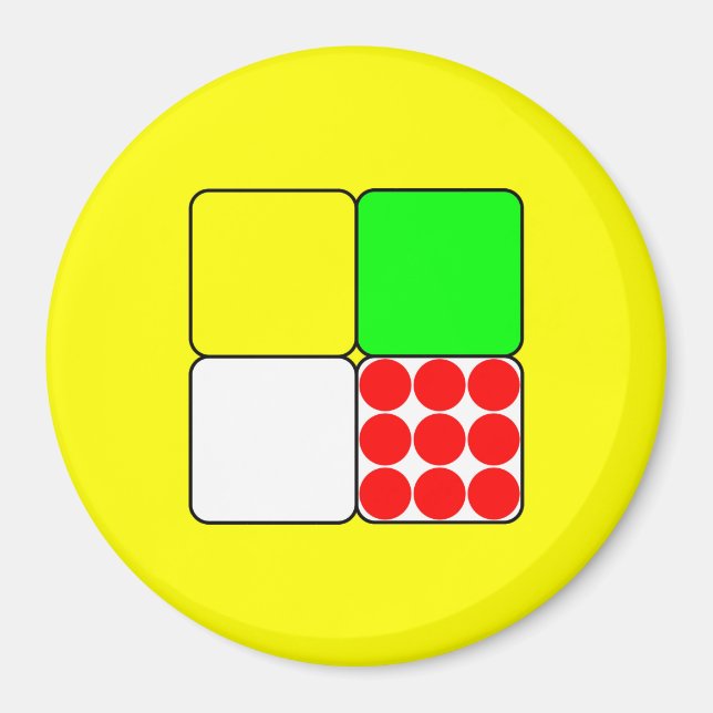 Imã Tour de France Jerseys 3 Yellow (Frente)