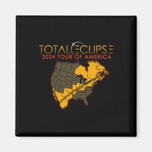Imã Tour Total Do Eclipse Solar 2024 Da América 04.08.