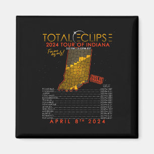 Imã Tour Total Solar Eclipse 2024 De Indiana Em 8 De A