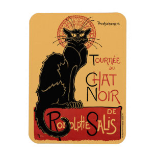 Ímã Tournée du Chat Noir France Poster vintage V2