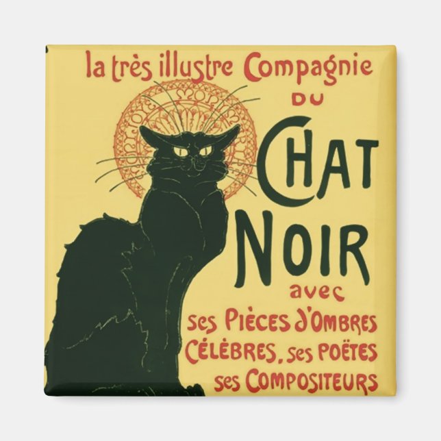 Imã Tournée du Chat Noir, Theophile Steinlen (Frente)