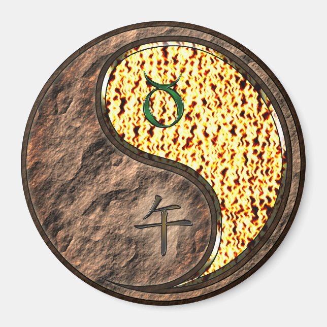 Imã Touro & Cavalo de Fogo (Frente)