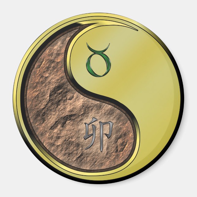 Imã Touro & Coelho de Metal (Frente)