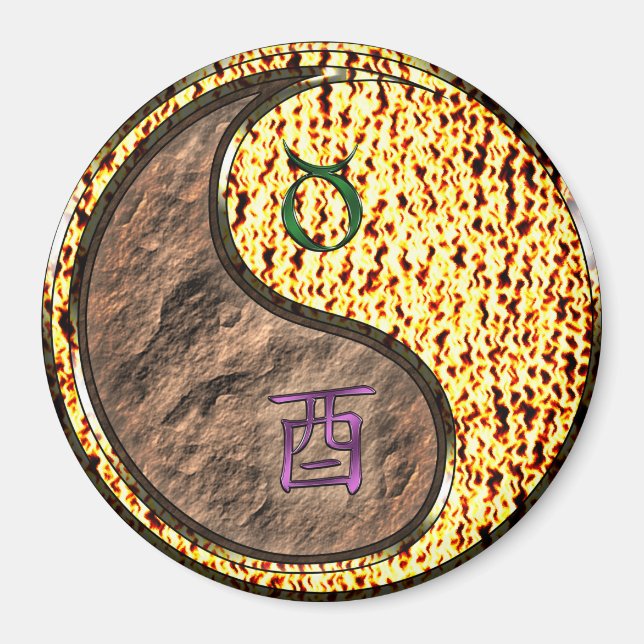 Imã Touro & Galo de Fogo (Frente)