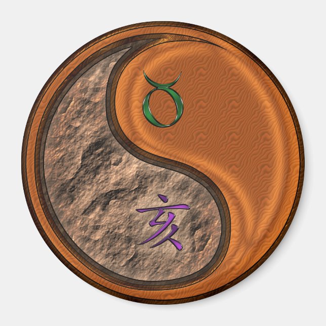 Imã Touro & Porco de Madeira (Frente)