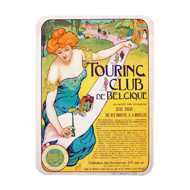Ímã Tours Club Magnet (Vertical)