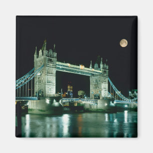Imã Tower Bridge à Noite, Londres, Inglaterra