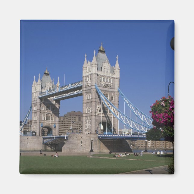 Imã Tower Bridge, Rio Tâmisa, Londres, Inglaterra (Frente)