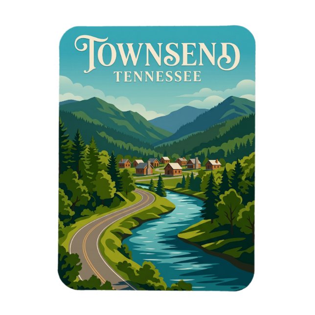 Ímã Townsend EUA (Vertical)