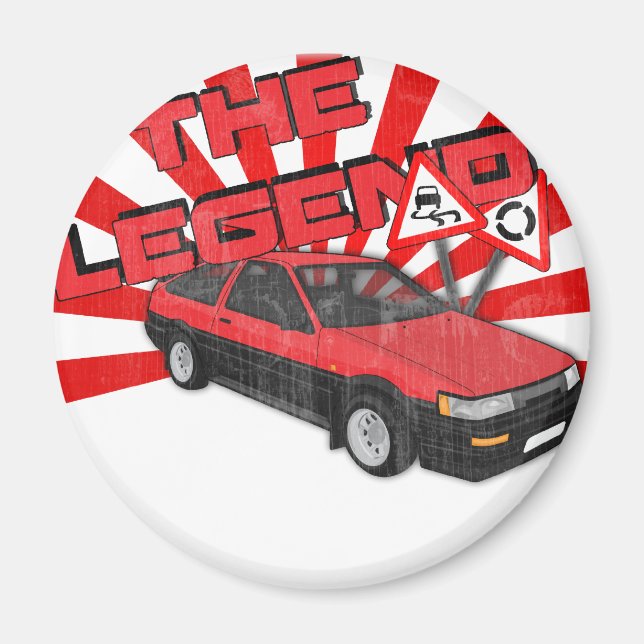 Imã Toyota Corolla AE86 (Frente)