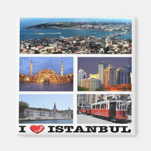 Imã TR - Turquia - Istambul - I Love - Colagem