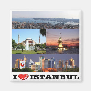 Imã TR - Turquia - Istambul - I Love - Collage