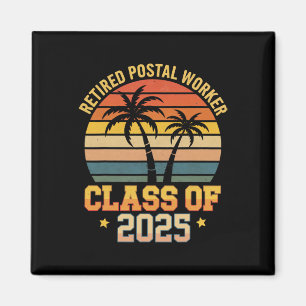 Imã Trabalhador Postal Aposentado Vintage Turma De 202
