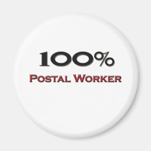 Imã Trabalhador postal de 100 por cento