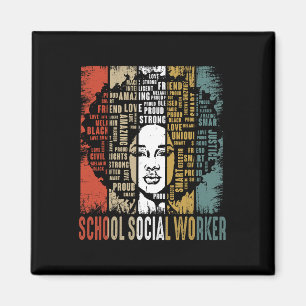 Imã Trabalhadora Social Escolar Mulheres Afro-Africana