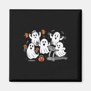 Imã Trabalhando Com Malhação De Camisa De Halloween De