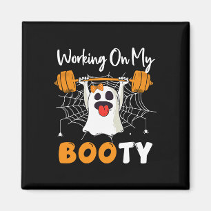 Imã Trabalhando No Meu Ghost Boo Gym Halloween Engraça