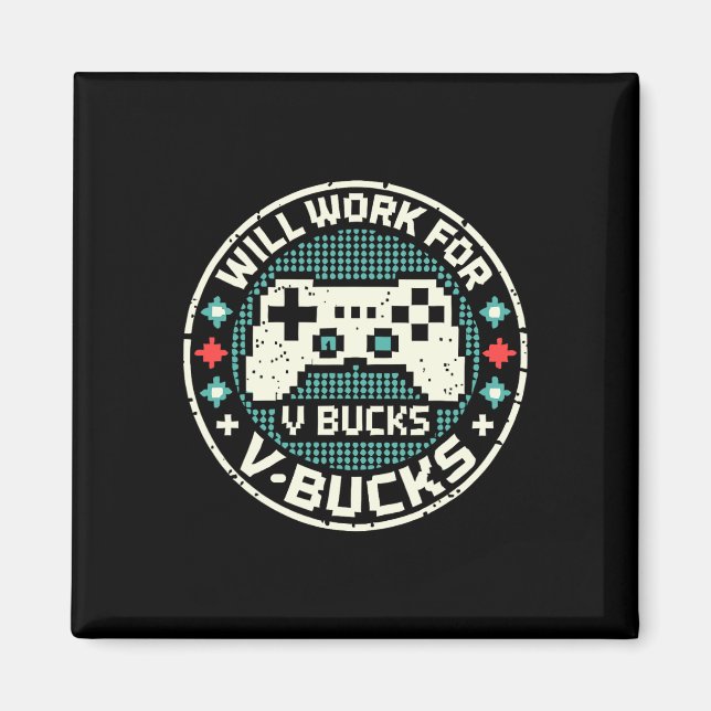 Imã Trabalhará por V Bucks (Frente)