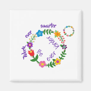 Imã Trabalhe cada vez mais inteligente, seja sempre ma