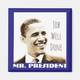 Imã "Trabalho bem cozido, Sr. presidente" com POTUS
