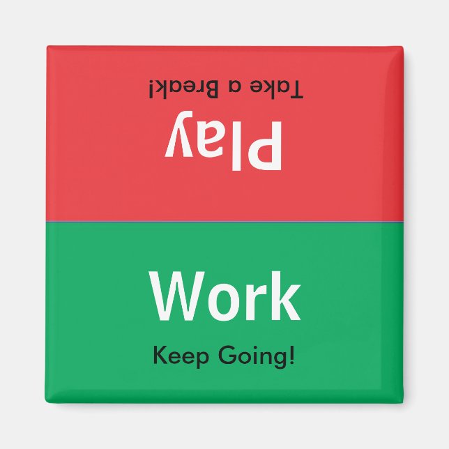 Imã Trabalho | Brincar (Frente)