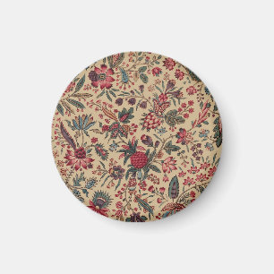 Imã Trabalho de Agulha Antigo Floral Vintage para Móve