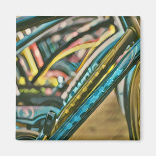 Imã Trabalho de arte Bikes