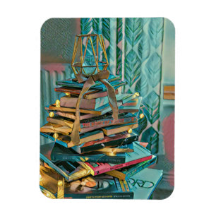 Ímã Trabalho de arte de amante de biblioteca