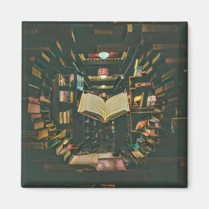 Imã Trabalho de arte de amante de livros