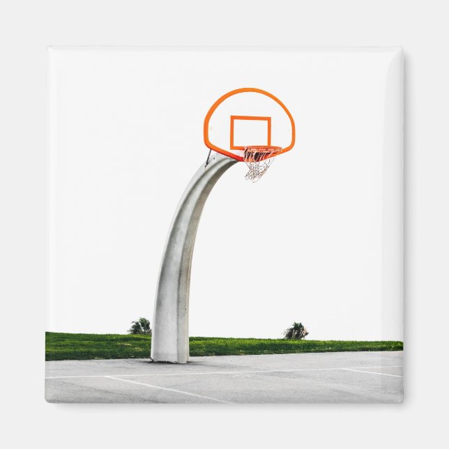 Imã Trabalho de arte de basquete bonito (Frente)