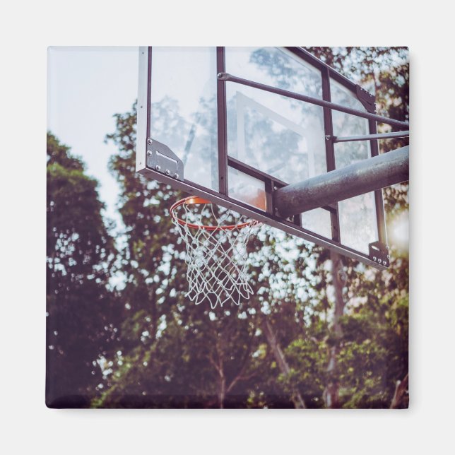 Imã Trabalho de arte de basquete incrível (Frente)