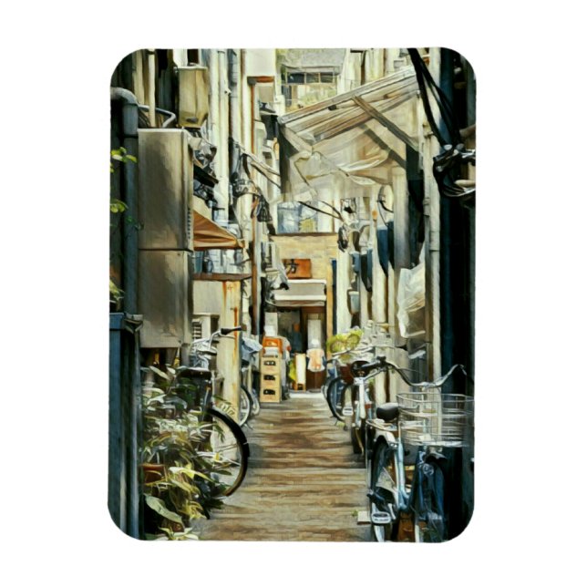 Ímã Trabalho de arte de bicicleta (Vertical)