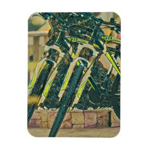 Ímã Trabalho de arte de bicicleta legal