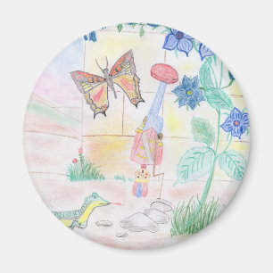 Imã Trabalho de arte de Crianças Personalizadas, brinq