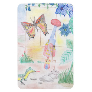 Ímã Trabalho de arte de Crianças Personalizadas, brinq