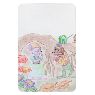 Ímã Trabalho de arte de Crianças Personalizadas, dois