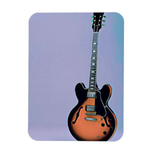 Ímã Trabalho de arte de guitarra de Vintage