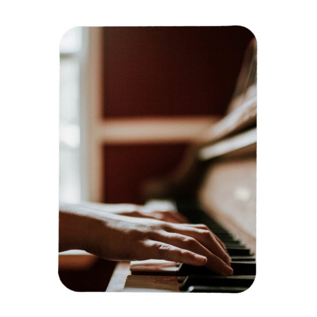 Ímã Trabalho de arte de Piano bonito (Vertical)