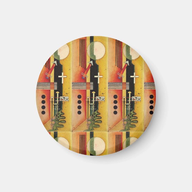 Imã Trabalho de arte de pintura de Abstrato moderno Ka (Frente)