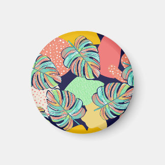 Imã Trabalho de arte Tropical: Monstera Design