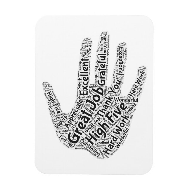 Ímã Trabalho de excelente! (Vertical)