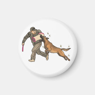 Imã trabalho de mordida do Malinois