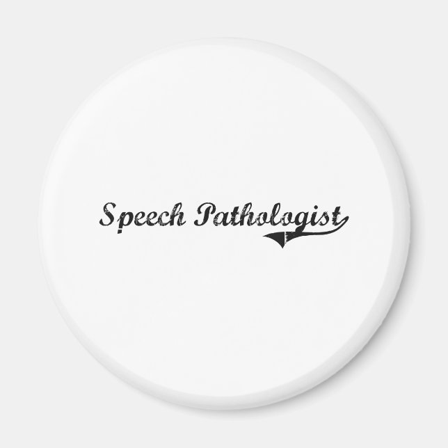 Imã Trabalho de Patologista de Discurso (Frente)