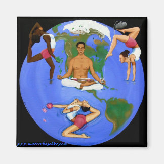 Imã "Trabalho em equipe"