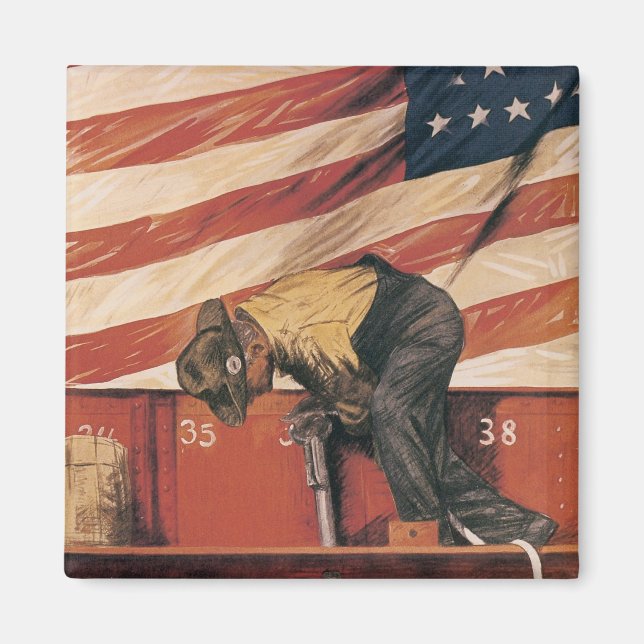 Imã Trabalho em equipe vence (Frente)