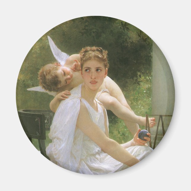 Imã Trabalho interrompido por Bouguereau, Angel Portra (Frente)